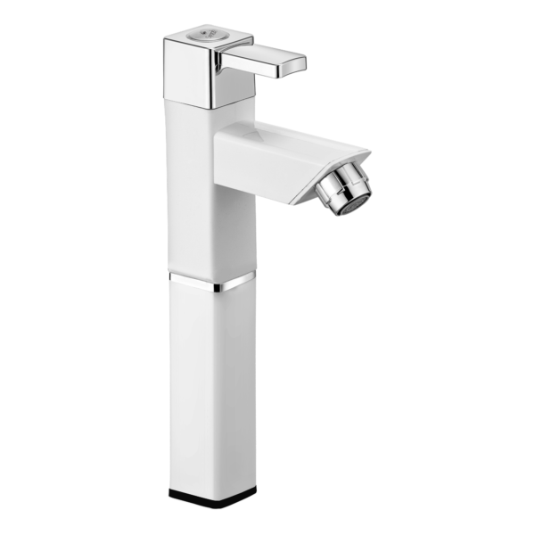 Llave Sencilla Lavatorio 45° Cuerpo Alto. Edge Elite, Ref.: EDE-1247