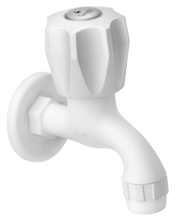 Llave para Jardín con brida y espumador. Hi-Flo, Ref.: HFL-1309