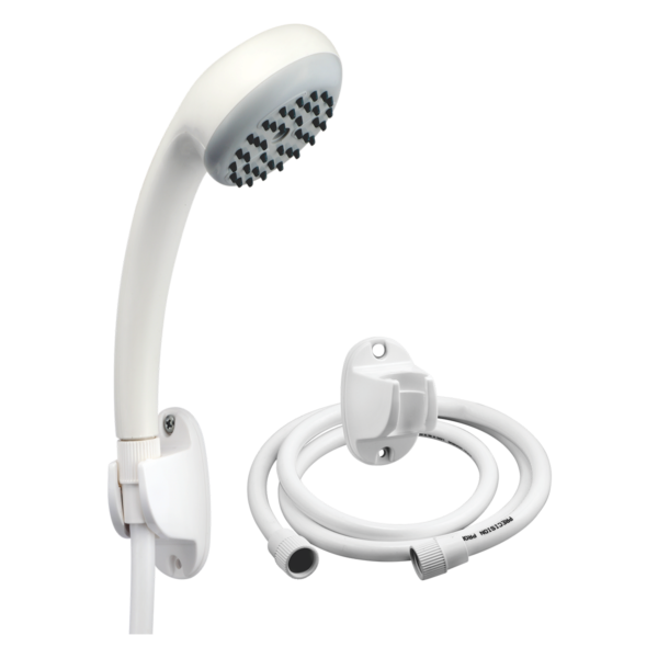 Mano Ducha Teléfono ABS con flexible 1,5m y soporte en PVC. Pearl, Ref.: HS-472