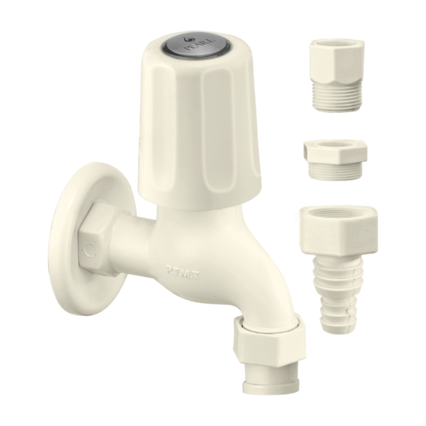 Llave para Lavandería / Lavadero con brida + 4 adaptadores. Standard}, Ref: TS-124