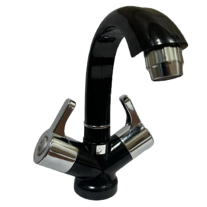 Mezcladora Monoblock para Baño. Sparsh Pearl  SUP-614NCr Negro