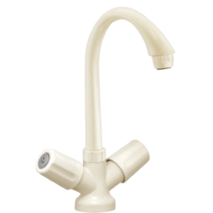 Mezcladora Monoblock Cuello Alto Cocina. Sparsh Pearl TS-123A Blanco