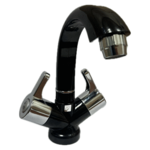 mezcladora monoblock para baño o cocina. superb ref: sup 614 negro