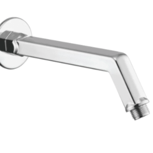 brazo de ducha cuadrado angular 225mm cromado. pearl, ref.: sha 514