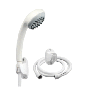 mano ducha teléfono abs con flexible 1,5m y soporte en pvc. pearl, ref.: hs 472