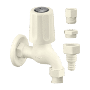 llave para lavandería / lavadero con brida + 4 adaptadores. standard}, ref: ts 124